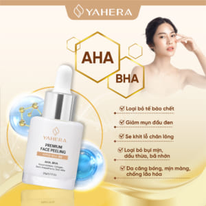 Alternative view of Tẩy tế bào chết hóa học cao cấp YAHERA Premium Face Peeling BHA2% AHA7% loại bỏ tế bào chết, se khít lỗ chân lông 20g