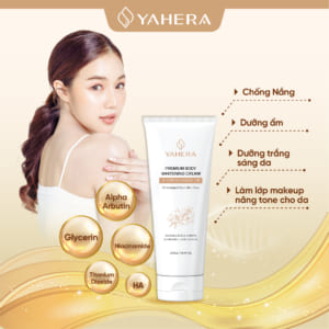 Alternative view of Kem dưỡng trắng da body YAHERA Premium Body Whitening Cream dưỡng trắng, dưỡng ẩm, chống nắng, chống lão hóa 200g