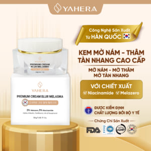 Kem mờ nám tàn nhang YAHERA Premium Cream Blur Melasma mờ nám tàn nhang chống lão hoá phục hồi da giảm nếp nhăn 30g