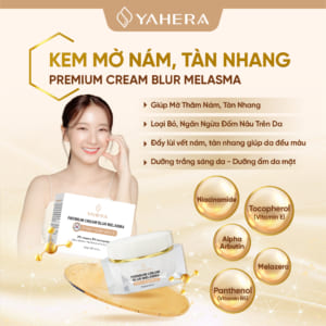 Alternative view of Kem mờ nám tàn nhang YAHERA Premium Cream Blur Melasma mờ nám tàn nhang chống lão hoá phục hồi da giảm nếp nhăn 30g