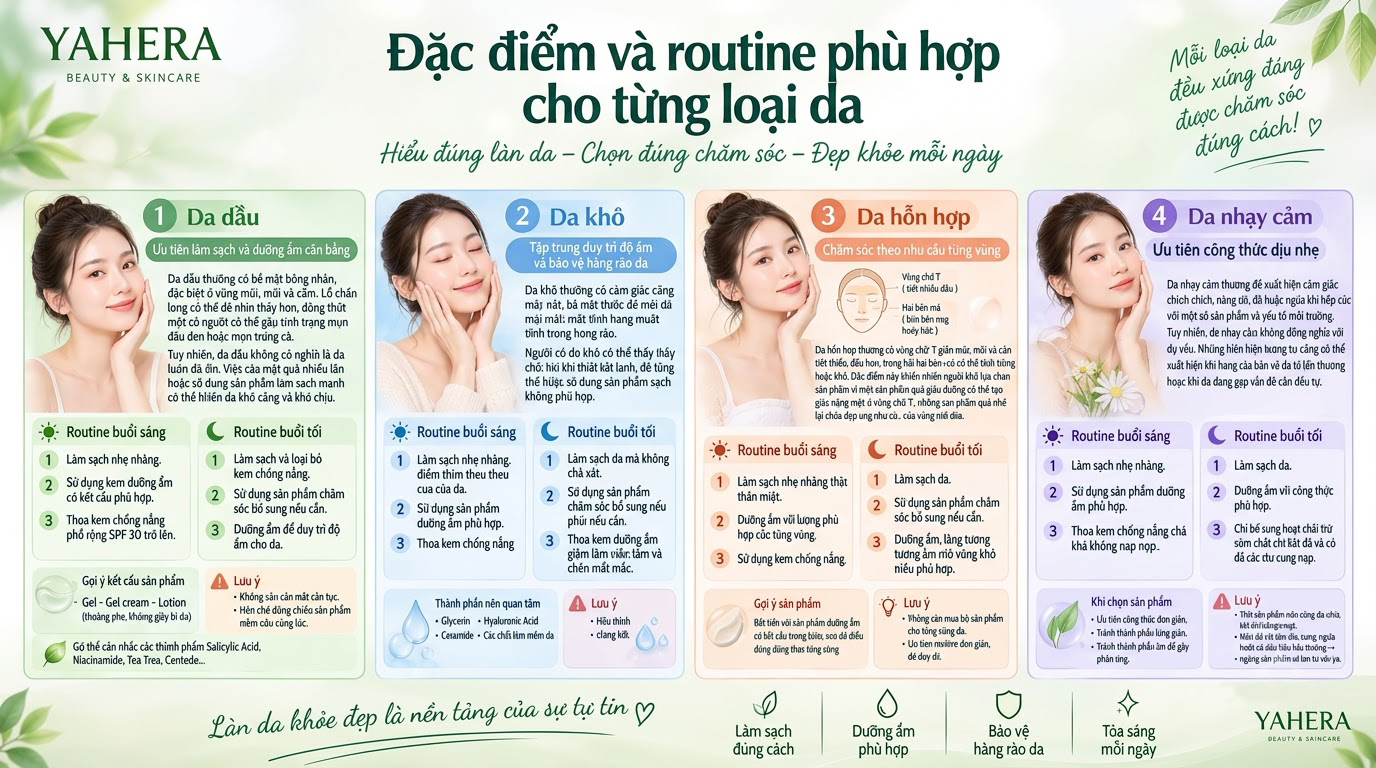 Cách xác định loại da và xây dựng routine phù hợp cho từng loại da 4 Cach-xac-dinh-loai-da-va-xay-dung-routine-phu-hop-cho-tung-loai-da4.jpg