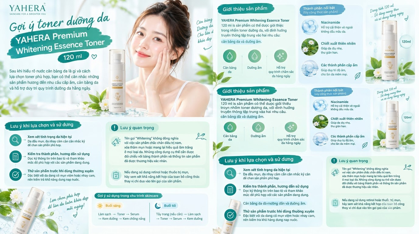 YAHERA : Toner là gì? Cách sử dụng nước cân bằng da đúng cách cho da dầu mụn 5 Goi-y-toner-duong-da-YAHERA-Premium-Whitening-Essence-Toner-120-ml-5.jpg