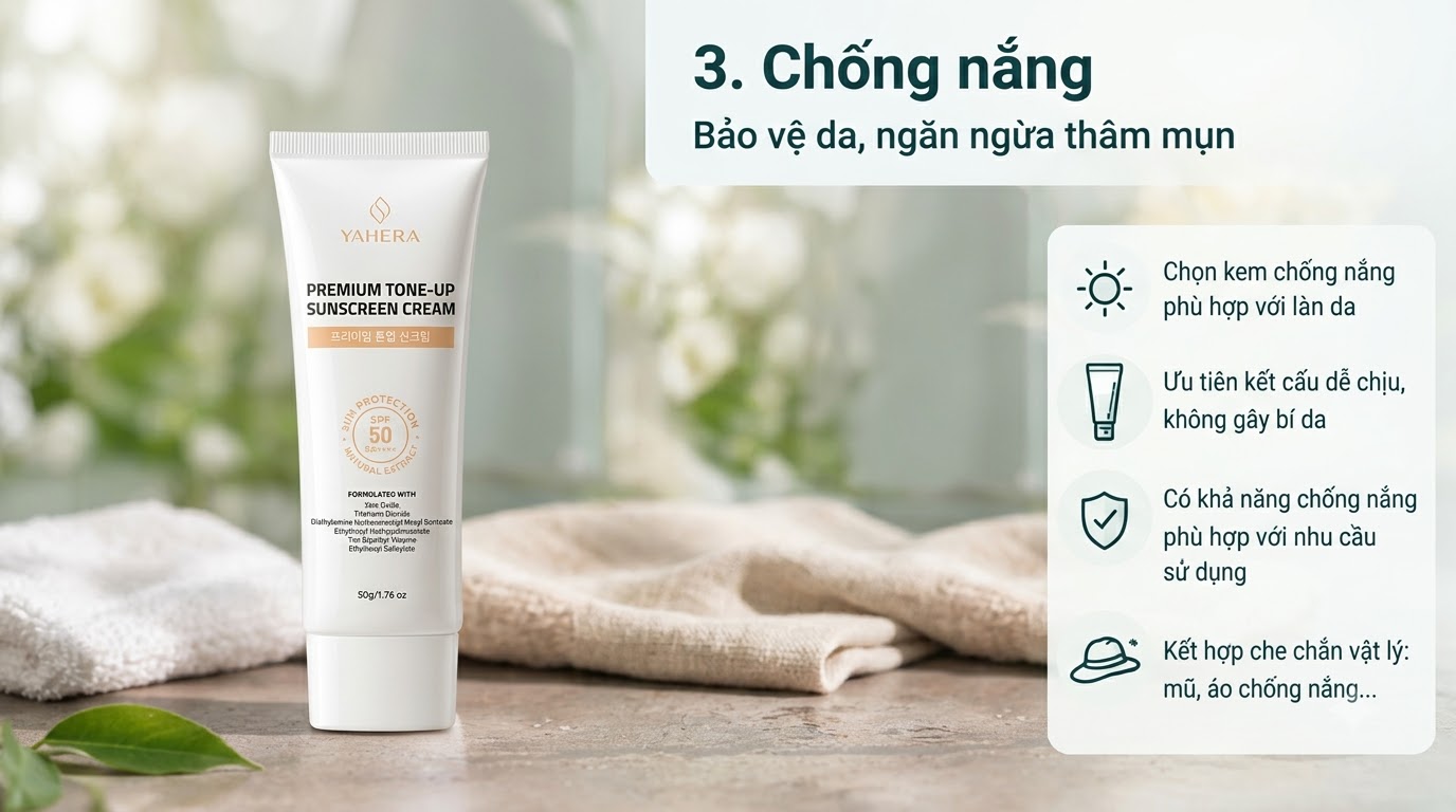 Da mụn nên chăm sóc thế nào? Những sai lầm khiến mụn lâu khỏi. 4 Huong-dan-cham-soc-da-mun-diu-nhe-4.jpg