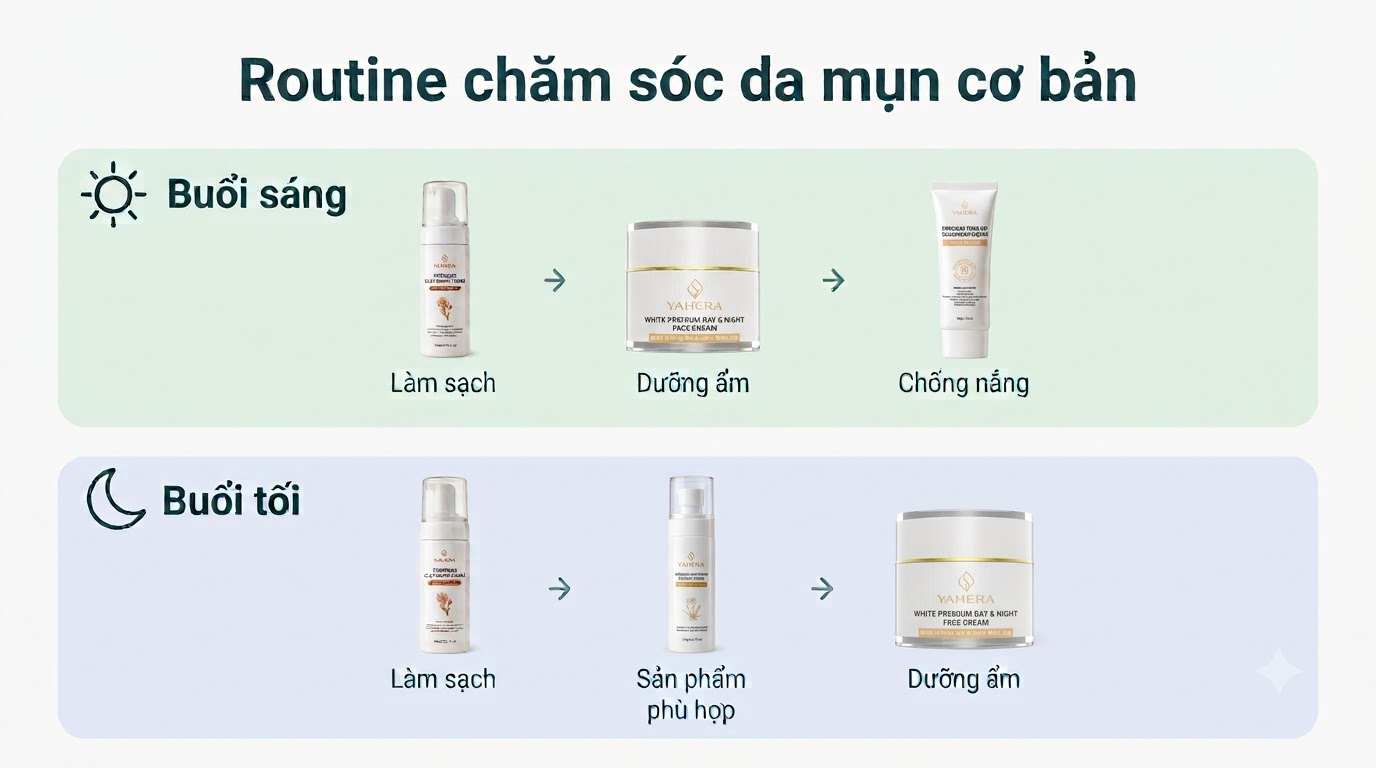 Da mụn nên chăm sóc thế nào? Những sai lầm khiến mụn lâu khỏi. 6 Huong-dan-cham-soc-da-mun-diu-nhe-6.jpg